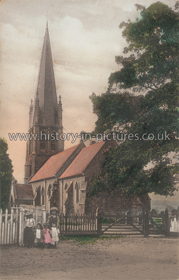St Mary's Church, Widford, Essex. c.1907